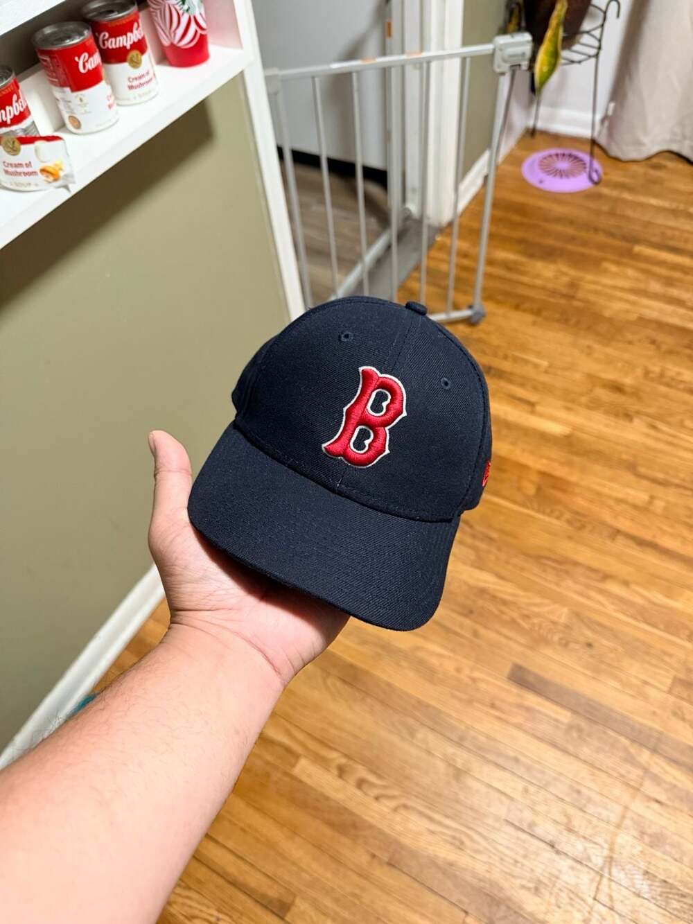 New Era Boston Red Sox 59Fifty Size 7 1/4 Fitted Hat Navy